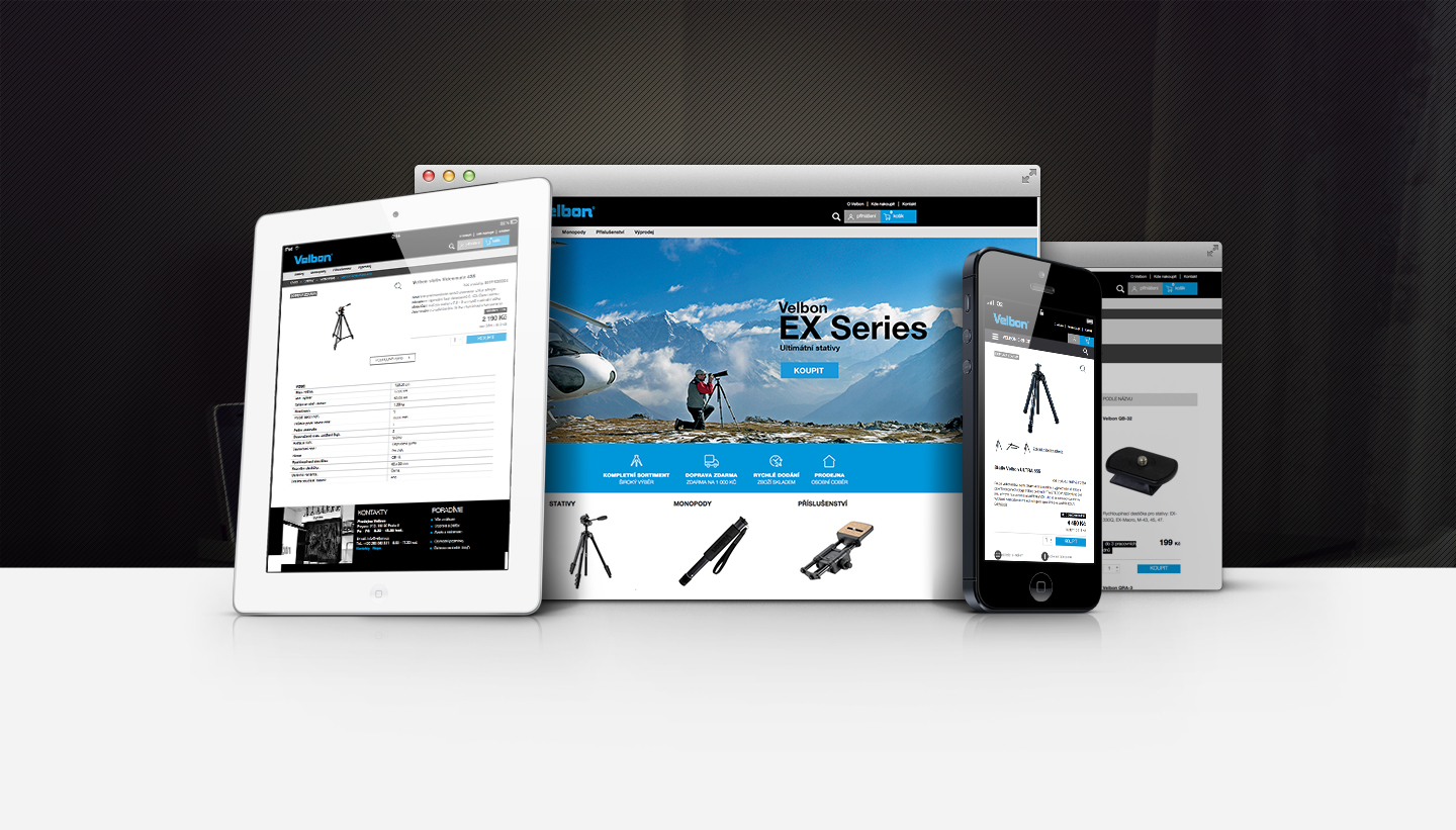 Spouštíme Velbon e-shop
